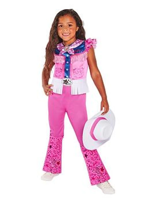 Image of Barbie Cowgirl Child Costume One Colour WZH5S Unisex 3-4,5-6,7-8,9-10