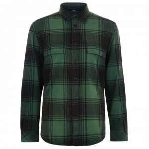 Image of Diesel Large Check Shirt - Green 5CM