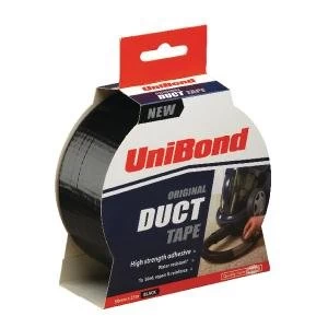 Image of Unibond Duct Tape 50mm x25m Black 1517009