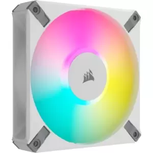 Image of Corsair iCUE AF120 RGB ELITE White 120mm PWM Fan in White