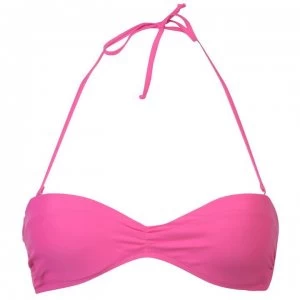Image of SoulCal Bandeau Bikini Top Ladies - Neon Pink