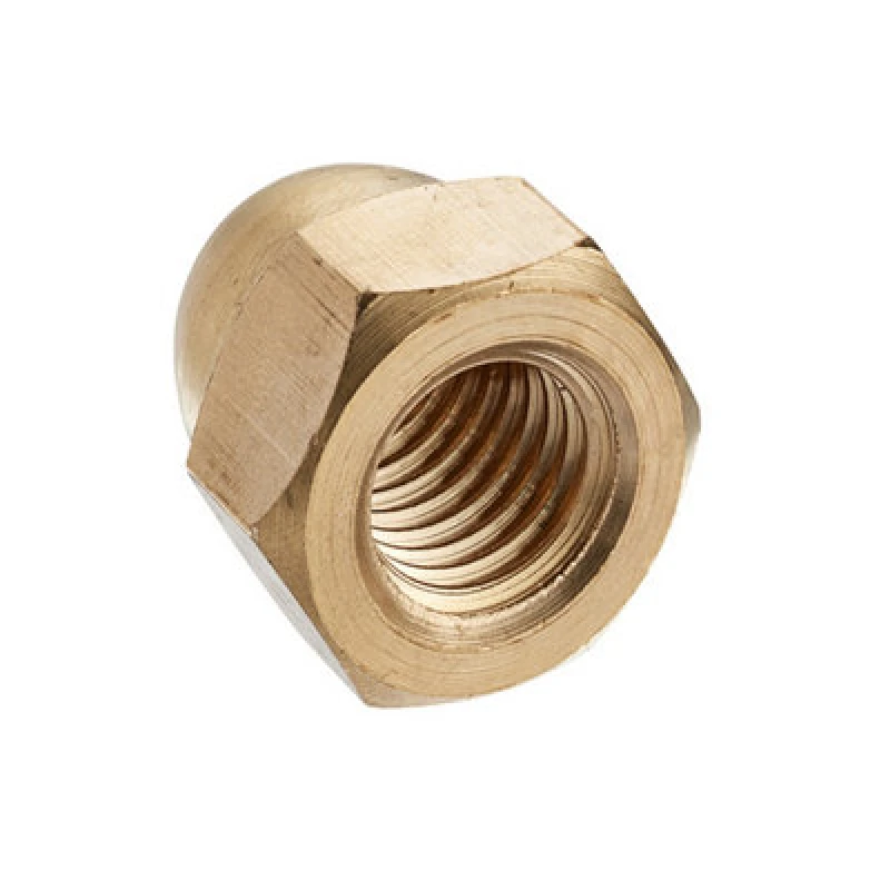 Image of Unifix Brass Dome Nuts Din 1587 - M8 X 1.25 - Q601587000800000000