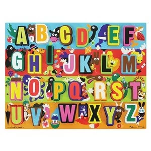 Image of Melissa and Doug Wooden Chunky Puzzle English Alphabet a z 3y