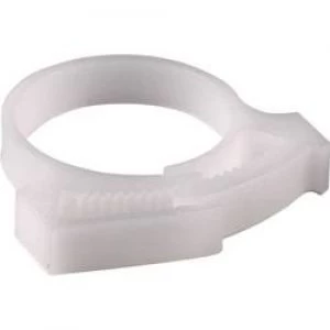 Image of Fastener Screw fixing self locking resealable Ecru