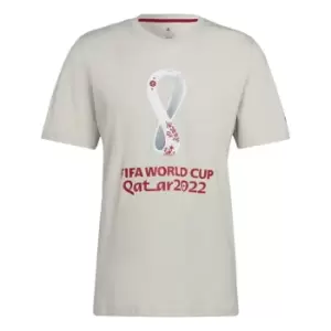Image of adidas FIFA World Cup Qatar 2022 Graphic T-Shirt in Cream