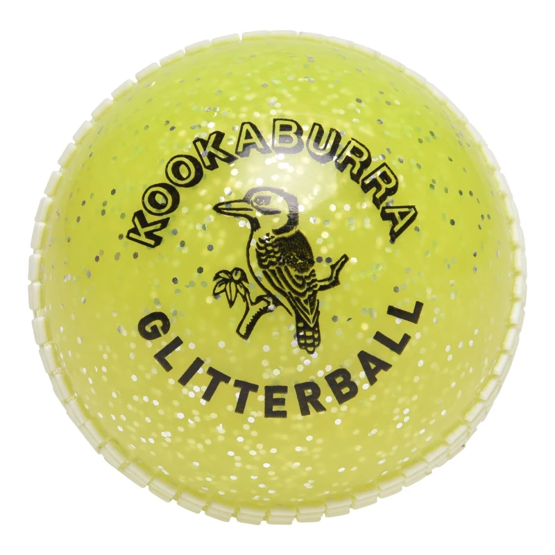 Image of Kookaburra Sport Glitter Ball - Plastic - Junior Size Black/Green unisex Junior