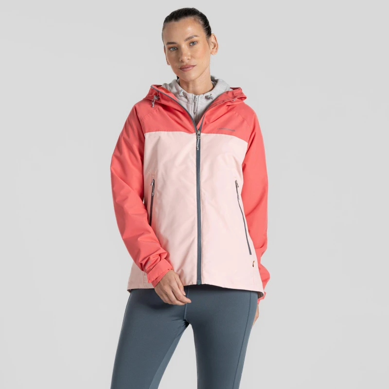 Image of Craghoppers Vanth Waterproof Jacket Coral