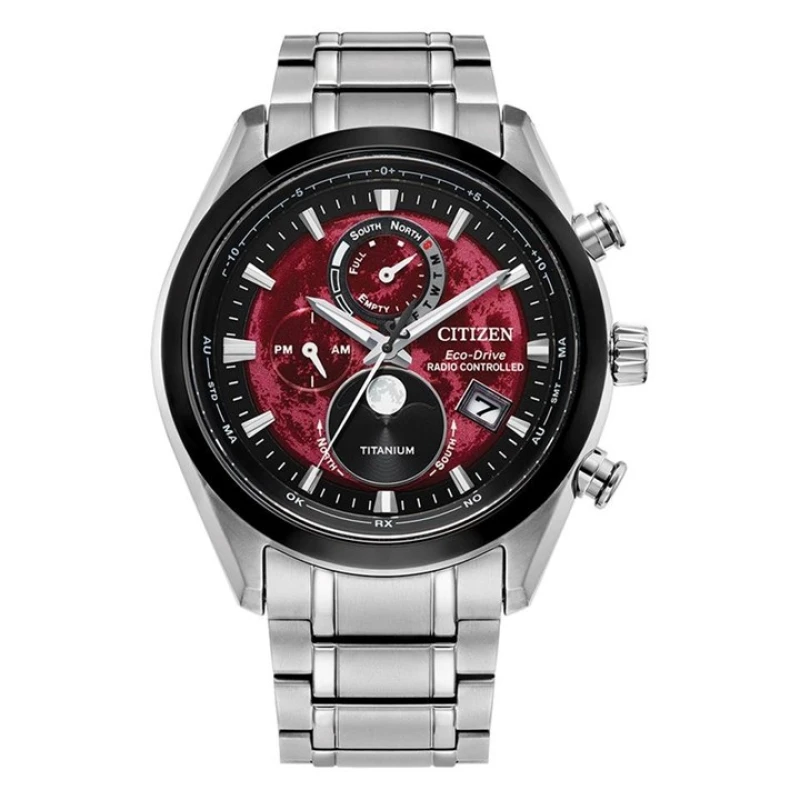 Image of Citizen BY1018-55X Super Titanium 'Tsuki-Yomi' Moon Phase Watch - W38380