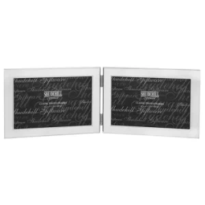 Image of Plain Silver Frame 6x4 Double Folding Landscape