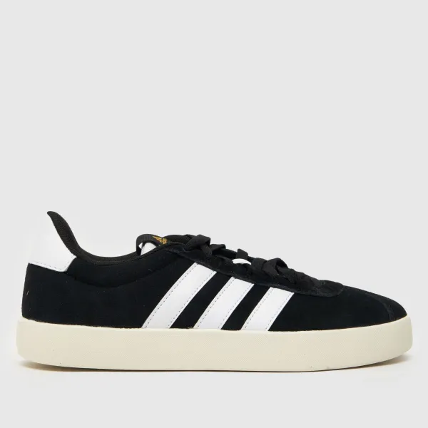 Image of adidas vl court 3.0 trainers in Black & white