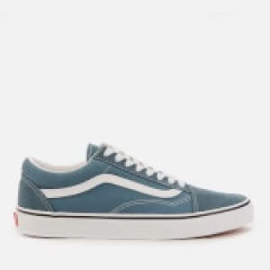 Image of Vans Mens Old Skool Trainers - Blue Mirage/True White - UK 9