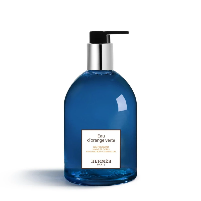 Image of Hermes Eau De Citron Noir Hand & Body Cleansing Gel Bottle 300ml