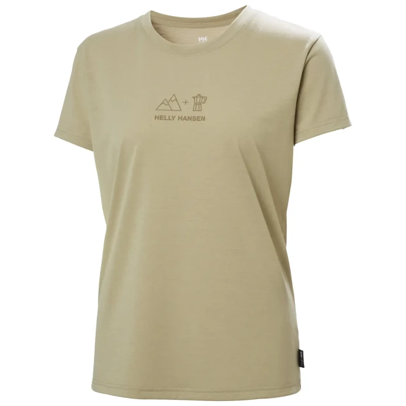 Image of Helly Hansen Womens T-Shirt Helly Hansen Skog Graphic Marron Female M