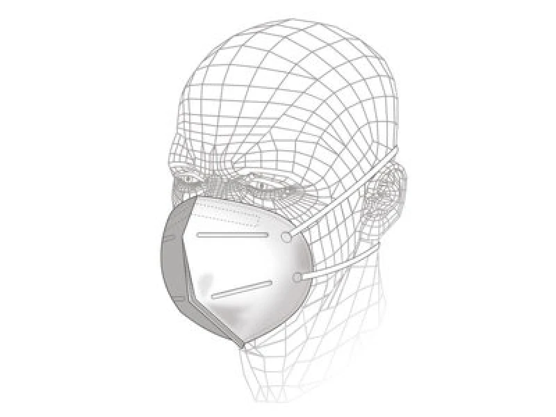 Image of Vitrex Fold Flat Respirator P1 (Pack 3)