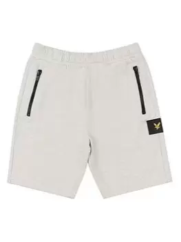 Image of Lyle & Scott Kids Zip LB Short - Light Grey Marl - 7/8