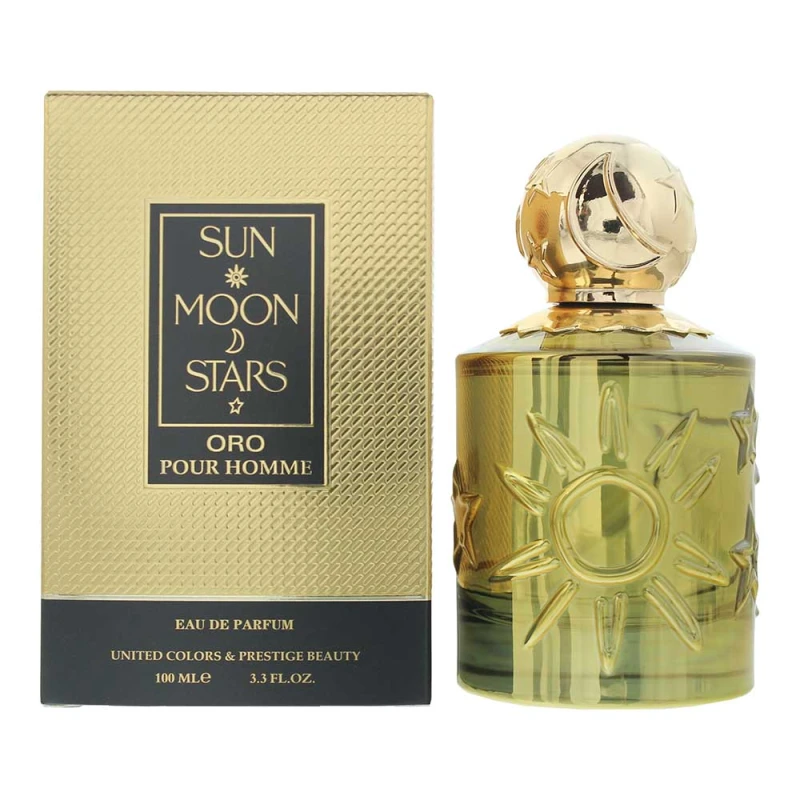 Image of United Colors Prestige Beauty Sun Moon Stars Oro Pour Homme Eau de Parfum 100ml