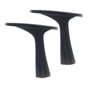 Image of Jemini Black Medium Back Task Room Arms Pack of 2 KF73604