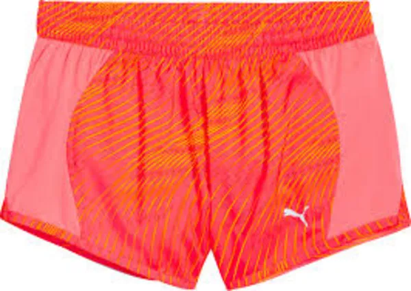 Image of Puma Women RUN FAVORITE VELOCITY 3'' SHORTS 45344706350 UK 10 Small - Pink