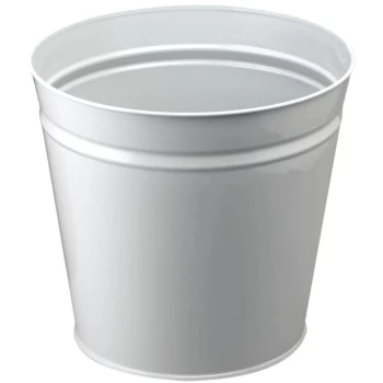Image of Metal Grey Waste Bin - 15 Litre