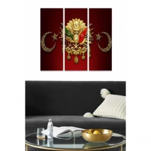 Image of MDFTUG4 Multicolor Decorative MDF Painting (3 Pieces)