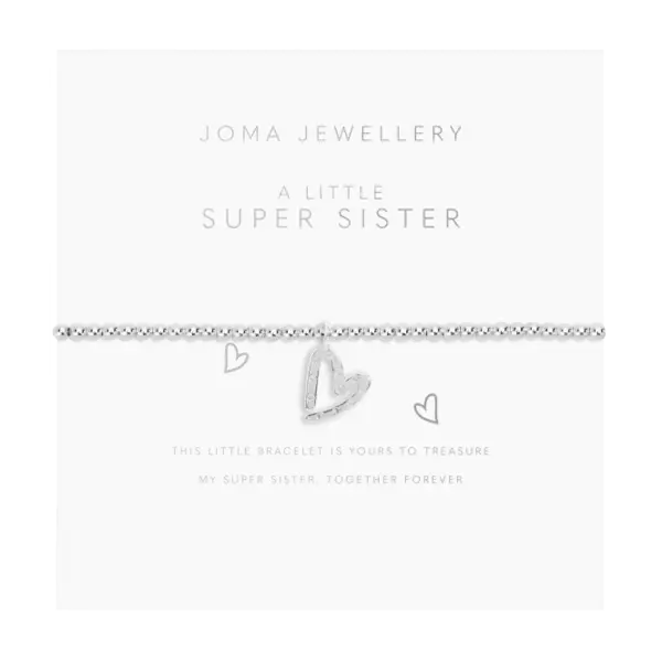 Image of A Little Super Sister Silver Plated 15.5cm Bracelet C717