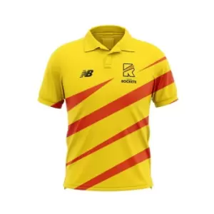 Image of New Balance Trent Rockets Polo Shirt Junior Boys - Yellow