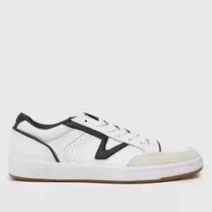 Image of Vans lowland comfycush jmp trainers in white & black