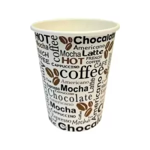 Image of Cup 12oz 35cl Hot Drink Pattern (Pack of 50) NU903004