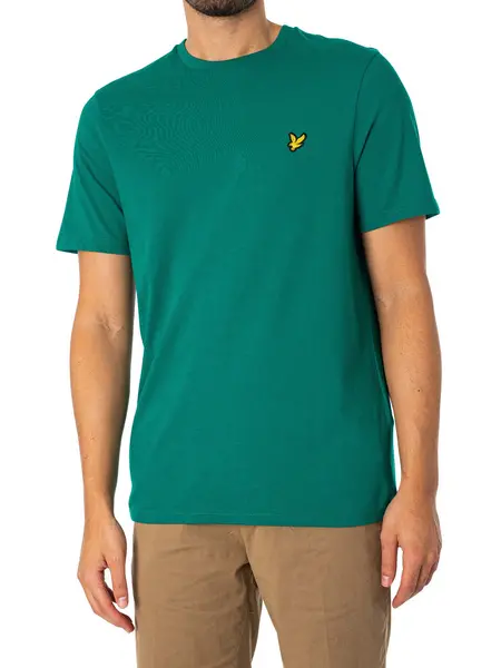 Image of Lyle & Scott Plain T-Shirt Court Green XL