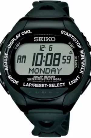Image of Unisex Seiko Superrunner Solar Alarm Chronograph Watch SBDH015J