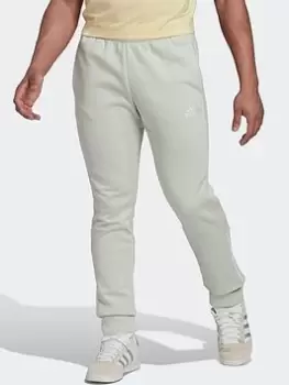 Image of adidas Essentials Colorblock Fleece Joggers, Green, Size S, Men