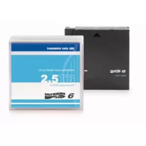 Image of Overland-Tandberg LTO-6 Data Cartridge 2.5TB 6.25TB pre-labeled (5-pack contains 5 pieces)