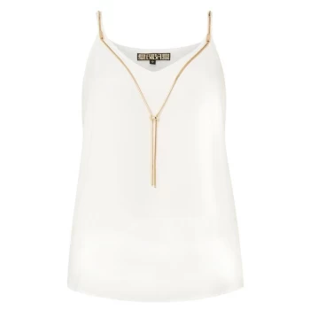 Image of Biba Necklace Detail Cami - Ivory