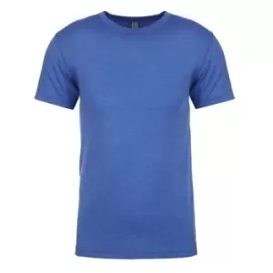 Image of Next Level Mens Tri-Blend Crew Neck T-Shirt (M) (Vintage Royal Blue)