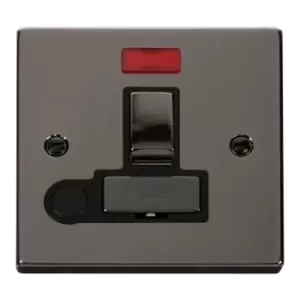 Image of Click Scolmore Deco Ingot 13A Flex Outlet Neon Switched Fused Spur Unit - VPBN552BK