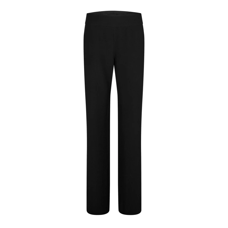 Image of Emporio Armani Womens Flared Trousers Nero female 16 (XL)