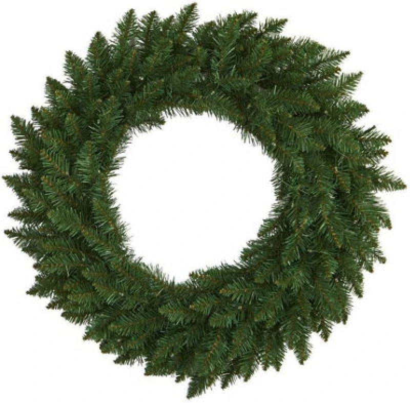 Image of Shatchi 55cm Imperial Pine Green Christmas Wreath Green