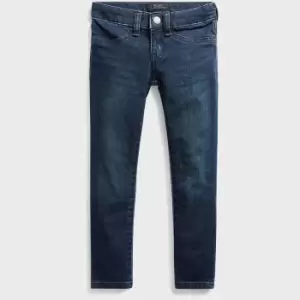 Image of Polo Ralph Lauren Girls Aubrie Cotton-Blend Stretch-Denim Jeans - 6 Years
