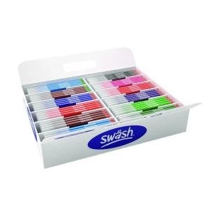 Image of Swash KOMFIGRIP Colouring Pen Broad Tip Assorted Pack of 300 TC300BD