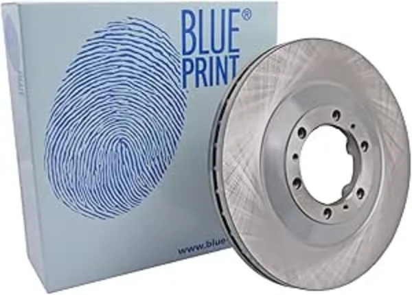 Image of Blue PRINT Brake disc GREAT WALL: Steed 5 Pickup Front Axle 26mm 6-Hole 106mm internally vented Coated ADG043170 3103102K00,3103102AK00 Brake rotor B