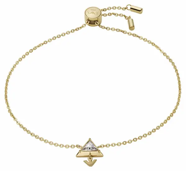 Image of Emporio Armani EGS2899710 Gold-Tone Stainless Steel Crystal- Jewellery