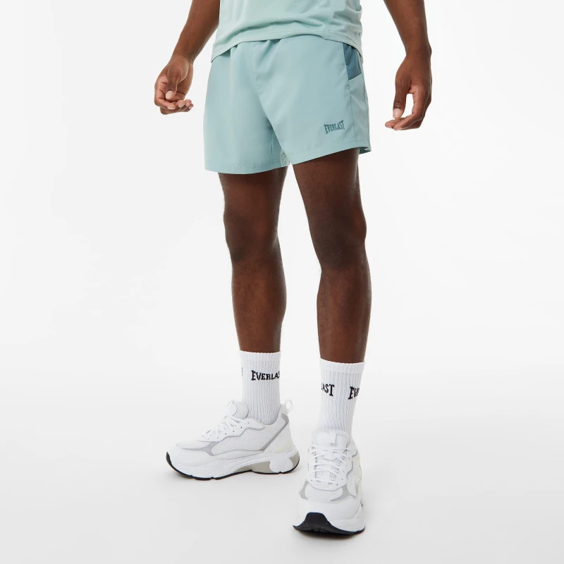 Image of Everlast 5-inch Training Shorts Mens - Green Green M