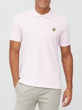 Image of Lyle & Scott Marl Polo Shirt - Lilac