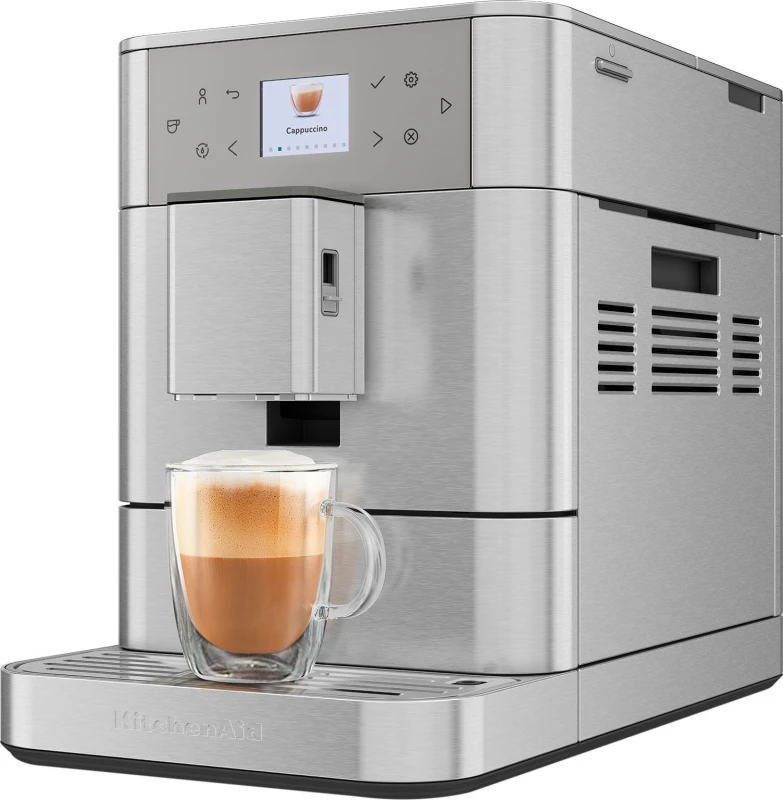 Image of KitchenAid KF6 5KES8556BSX Bean to Cup Coffee Machine - Stainless Steel 5413184802264