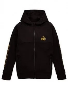 Image of Kings Will Dream Boys Gisha Zip Thru Hoodie - Black