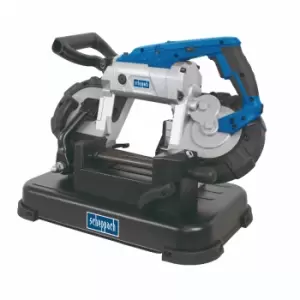 Image of Scheppach MBS1100 1100 W 127 MM Portable Metal Cutting Bandsaw + Stand 230 V