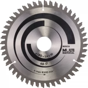 Image of Bosch Multi Material Cutting Saw Blade 180mm 48T 30mm
