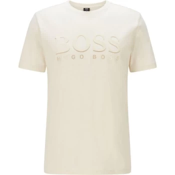 Image of Hugo Boss Athleisure Logo 3 T-Shirt Open White Size M Men