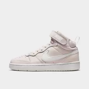 Image of Girls' Big Kids Nike Court Borough Mid 2 Casual Shoes