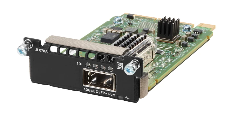 Image of HP Enterprise HPE Aruba Networking 3810M/2930M 1-port QSFP+ 40GbE Module JL078A